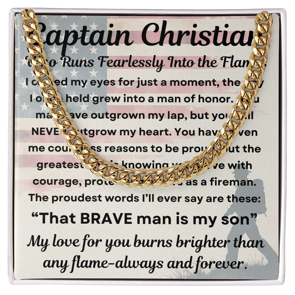 Fireman Son-Cuban Link Chain