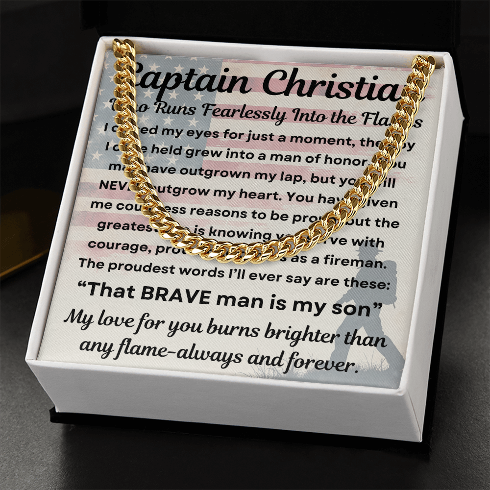 Fireman Son-Cuban Link Chain