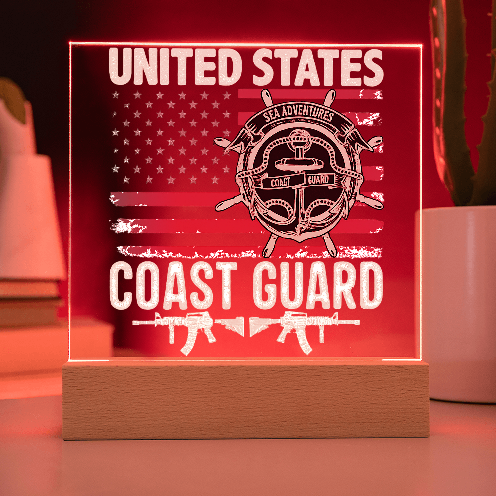 U.S. Coast Guard Acrylic Plaque