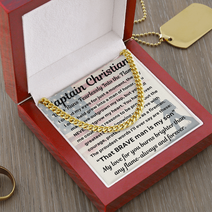 Fireman Son-Cuban Link Chain