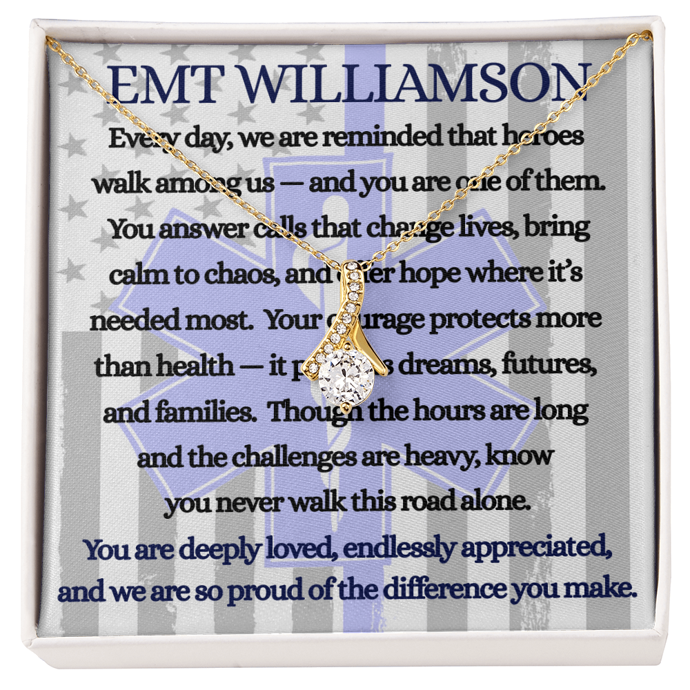 First Responder Hero Alluring Beauty Necklace Gift