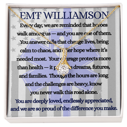 First Responder Hero Alluring Beauty Necklace Gift