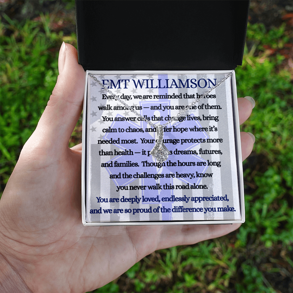 First Responder Hero Alluring Beauty Necklace Gift