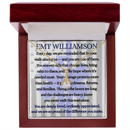 First Responder Hero Alluring Beauty Necklace Gift