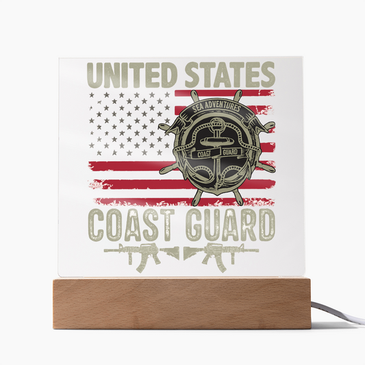 U.S. Coast Guard Acrylic Plaque