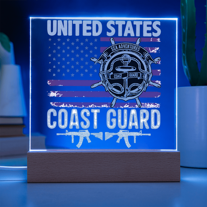 U.S. Coast Guard Acrylic Plaque