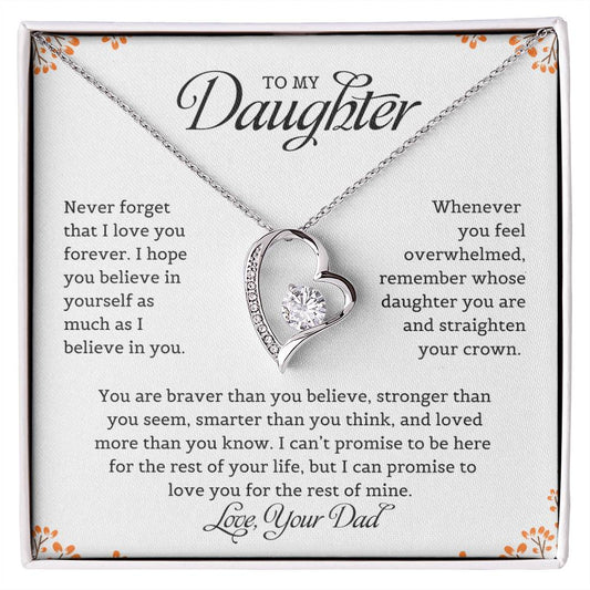 To My Daughter | Forever Love Necklace