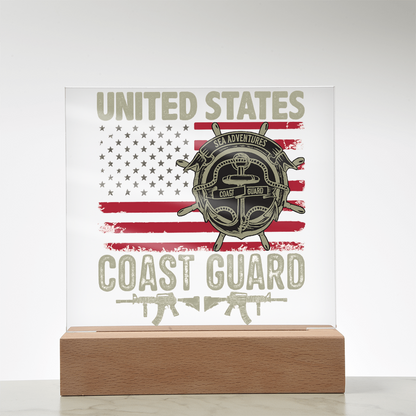 U.S. Coast Guard Acrylic Plaque