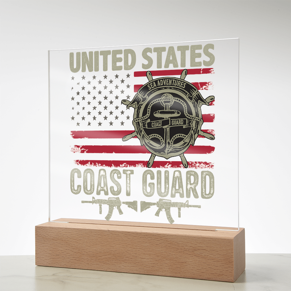 U.S. Coast Guard Acrylic Plaque