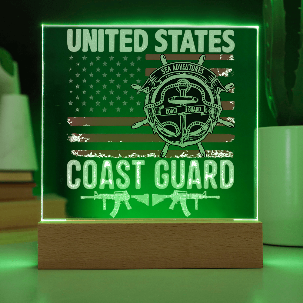 U.S. Coast Guard Acrylic Plaque