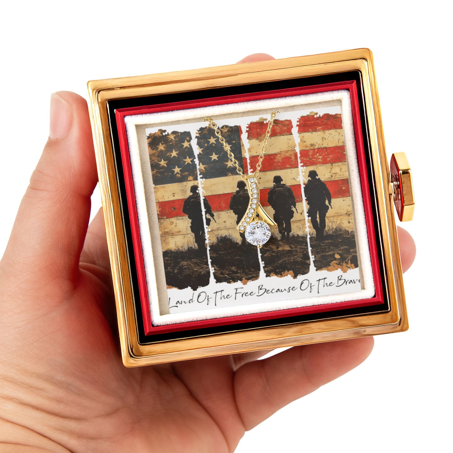 Land of the Free Rose Gift Box
