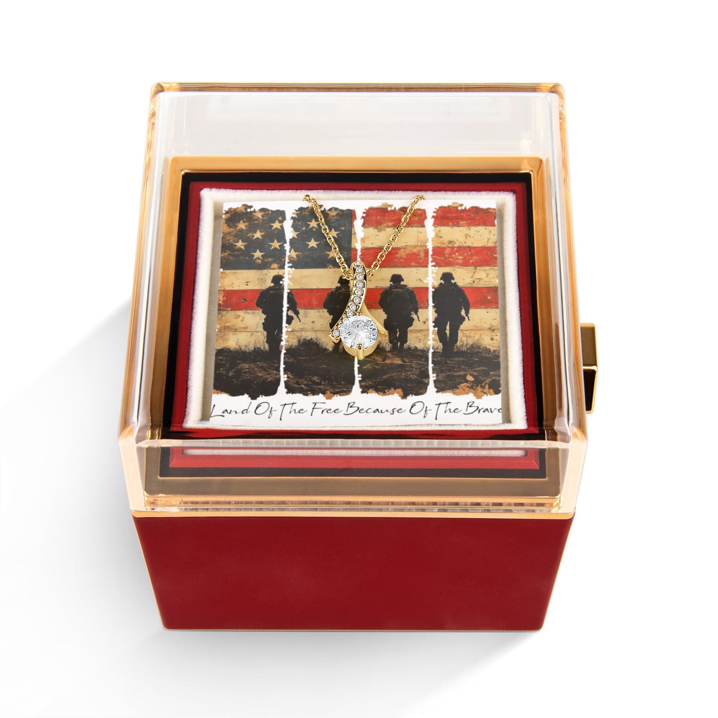 Land of the Free Rose Gift Box