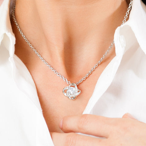 To My Beautiful Mom | Love Knot Necklace